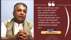 डेरी उद्योग आफैं समस्यामा भएकाले भुक्तानी रोकिएको होः प्रल्हाद दाहाल