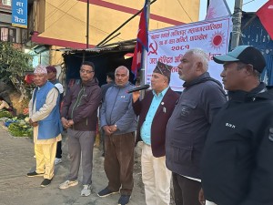 लोकतान्त्रिक गणतन्त्रका पक्षमा वडा तहमा एमालेको सचेतना अभियान 