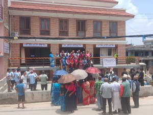 ललितपुर महानगर वडा नं. २९ मा आँखा कानको ‘मिनी अस्पताल’ 
