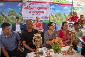 ललितपुर महानगरपालिका २३ नं. वडाद्धारा महिला समूहलाई सम्मान 