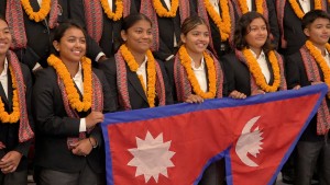 महिलायू–१९क्रिकेट टोलीलाई मन्त्रीले गरे विदाई