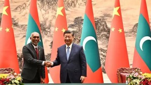 मालदिभ्सका राष्ट्रपति मुइज्जु चीन भ्रमणमा, राष्ट्रपति सीसँग भेटवार्ता