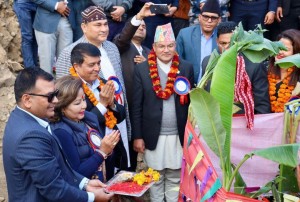 आइएमई समूहको ५ अर्ब लगानीमा जालपादेवी केवलकार बन्ने, परराष्ट्र मन्त्रीद्वारा शिलान्यास