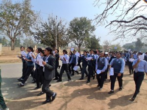 इनिशाको न्यायको माग गर्दै विद्यार्थीको प्रदर्शन