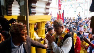 पूर्व राजा ज्ञानेन्द्र साहले गरे जानकी मन्दिरमा पूजा पाठ