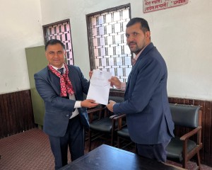 काठमाडौं–१ बाट स्वतन्त्र उम्मेदवार डा. शम्भु पोखरेलको उम्मेदवारी दर्ता