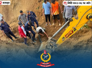 बागलुङमा सडक खन्ने क्रममा माटोको ढिस्को खस्दा दुई मजदुरको मृत्यु