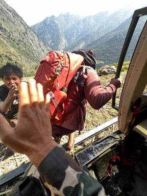 बूढीगण्डकी बाढी : ३६ जनाको उद्धार