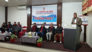 एनभिए महिला तथा पुरुष भलिबल च्याम्पियनसिप पुस ११ गतेदेखी १९ सम्म