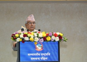 अख्तियार दुरुपयोग सामान्य त्रुटि होइन, राज्यको वैधानिकता र सामाजिक न्यायमाथिको गम्भीर चुनौती : राष्ट्रपति