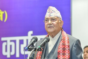 कांग्रेस विशेष महाधिवेशनबारे ओलीको प्रश्न, 'महाधिवेशन कसले बोलाउँछ, थिति होला नि त ?'
