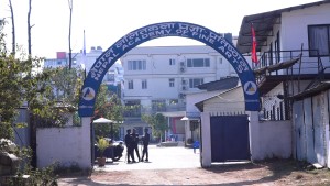 युवराज सफल द्वारा ललित कला प्रज्ञा प्रतिष्ठानको भ्रष्टाचार विरुद्ध विरोध पदर्शन