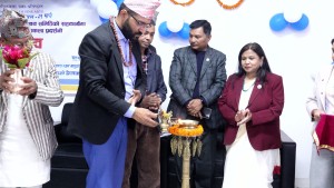 कलाकार राजकुमार विकको एकल चित्रकला प्रदर्शनी ‘सह–अस्तित्व’ सुरु