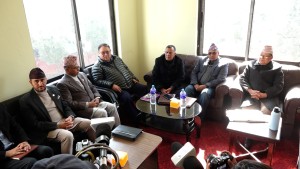 राजनीतिक संवाद समितिको टोलीद्वारा कांग्रेस पार्टी कार्यालयको अनुगमन