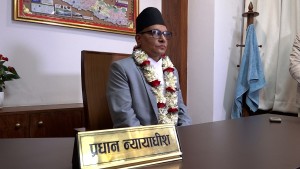 नवनियुक्त प्रधानन्यायाधीश डा.शर्माद्वारा पदभार ग्रहण
