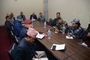 गृहमन्त्री अर्यालसहितको निरीक्षण टोली नुवाकोटमा