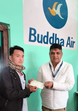 संकटको घडीमा साहसिक कदम : उमेश मोक्तान तामाङ सम्मानित