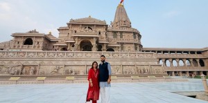 भारत भ्रमणबाट स्वदेश फर्किनु अघि अयोध्या पुगे रवि 