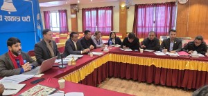 रास्वपा सांसदले सामूहिक राजीनामा दिँदै
