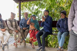 रसुवामा चुनावी रौनक, वसन्त भट्टले बढाए सक्रियता