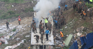 उड्ने बित्तिकै दाहिनेतिर मोडिने क्रममा विमान दुर्घटना, १८ जनाको मृत्यु भएको पुष्टि