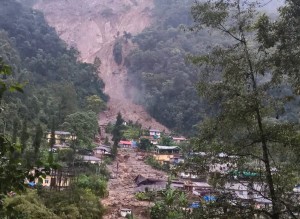 सिक्किमको रिम्बीमा भीषण पहिरो, ३० भन्दा बढी घर प्रभावित