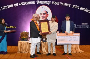 समाजलाई प्रविधिको भन्दा नैतिकता, आचरण र इमान्दारीताको खाचोँ छ : राष्ट्रपति 