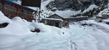 प्राकृतिक नाकाबन्दीमा परेको सिमकोट–हिल्सा सडक दुई दिनभित्र खुल्ने