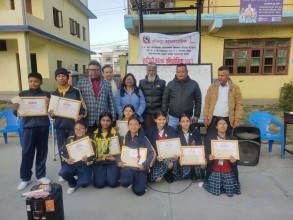 ललितपुर महानगर वडा ३ भित्रका विद्यालयबीच हाजिरी जवाफ प्रतियोगिता 