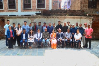 कार्नेस र पिलाष्टर संरक्षण गर्न प्रशिक्षार्थीलाई ललितपुर महानगरको तालिम 