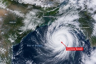 सातै प्रदेशमा वर्षा, तर चक्रवात ‘अर्नब’ को प्रभाव बागमती, मधेश र कोशीमा मात्र