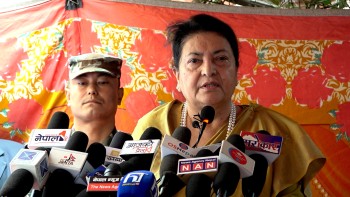 संसद निरही थलो भएर बस्नु हुँदैन् : पूर्वराष्ट्रपति भण्डारी 
