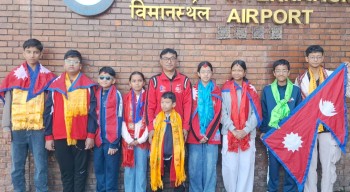 एशियाली चेसमा सहभागी हुने टोली भारत प्रस्थान 