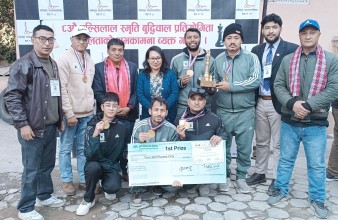 राष्ट्रिय टिम उपाधि दोलखा चेस होम्सले जित्यो 