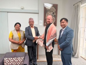 गोदावरी नगरका प्रमुख र अष्ट्रेलियाका राजदूत साइमन अन्स्र्टबीच भेटवार्ता 