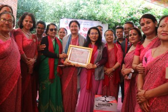 लपुमनपा २३ नं. वडाले गर्‍यो उत्कृष्ठ महिला समूहलाई सम्मान (भिडियो)