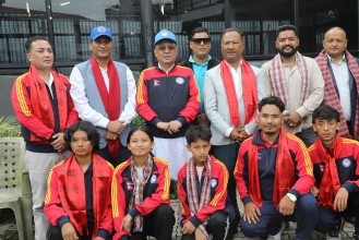 वादोरियो कराते टोली आज श्रीलंका जाँदै 