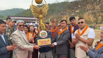 गोदावरी नगरमा अन्तरपालिका मेयर कप फुटबल सुरु