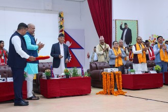 प्रधानमन्त्री ओलीद्वारा मधेश प्रदेशका ६४ सडकको एकैसाथ शिलान्यास