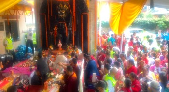 धार्मिक सहिष्णुता अझ मजबुत बनाउन लामा, बज्राचार्य र ब्राम्हण गुरूबाट महाङ्कालको पूजाअर्चना 