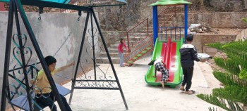 रचनात्मक सोचको परिणाम, फोहोर फाल्ने ठाउँ बन्यो बालउद्यान 