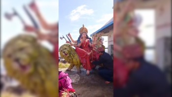 बाजुराको धार्मिक तथा पर्यटकीय स्थल कालाजग्रामा राखियो देवीको मुर्ति 