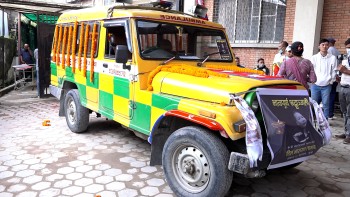 जेनजी आन्दोलनमा मृत्यु भएका शहीदहरूको शव यात्राको तयारी 