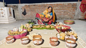 मिथिलाञ्चल क्षेत्रमा चौठचन्द्र (चौरचन) पर्व मनाइयो