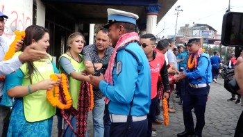 कोटेश्वर ट्राफिक प्रहरी प्रभागमा आवश्यक व्यवस्था गर्दै पुनः कार्य सुचारु