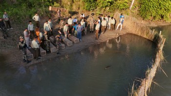 बर्दियामा तेस्रोपटक गोही प्राकृतिक बासस्थानमा छाडियो 