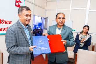 सीसीटिभी क्यामरा नेटवर्कका लागि काठमाडौँ महानगर र टेलिकमबीच सम्झौता 