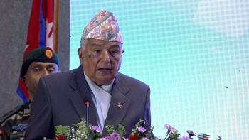 युवालाई विदेश पलायनबाट रोक्न स्वदेशमै रोजगारीका कार्यक्रम तयार गर्नुपर्छ : राष्ट्रपति