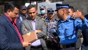 गृहमन्त्री अर्यालद्वारा राष्ट्रपतिको निजी निवास निरीक्षण