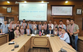 पर्यटनमन्त्री पाण्डेले दिए एनएमएका नवनिर्वाचित कार्यसमितिलाई बधाई 